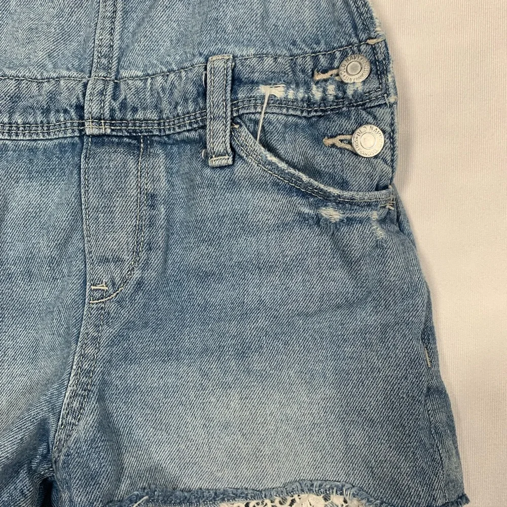 Old Navy Light Blue Denim Short Overalls